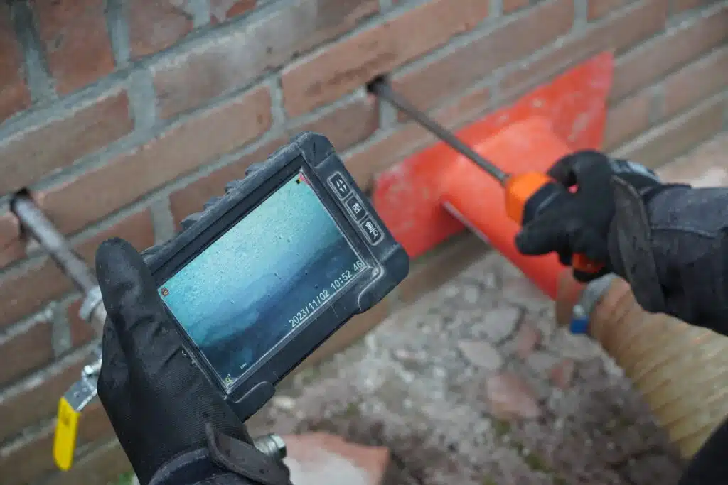 Spouwmuur inspectie
