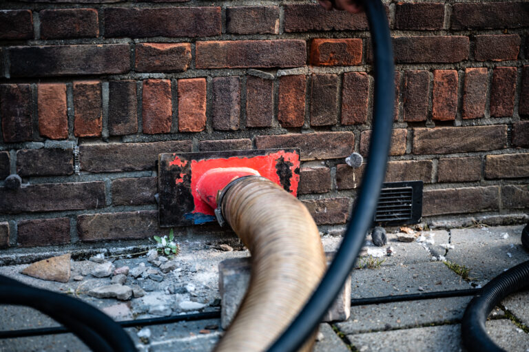 spouwmuurisolatie verwijderen