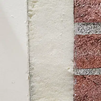 PUR-schuim als spouwmuurisolatie